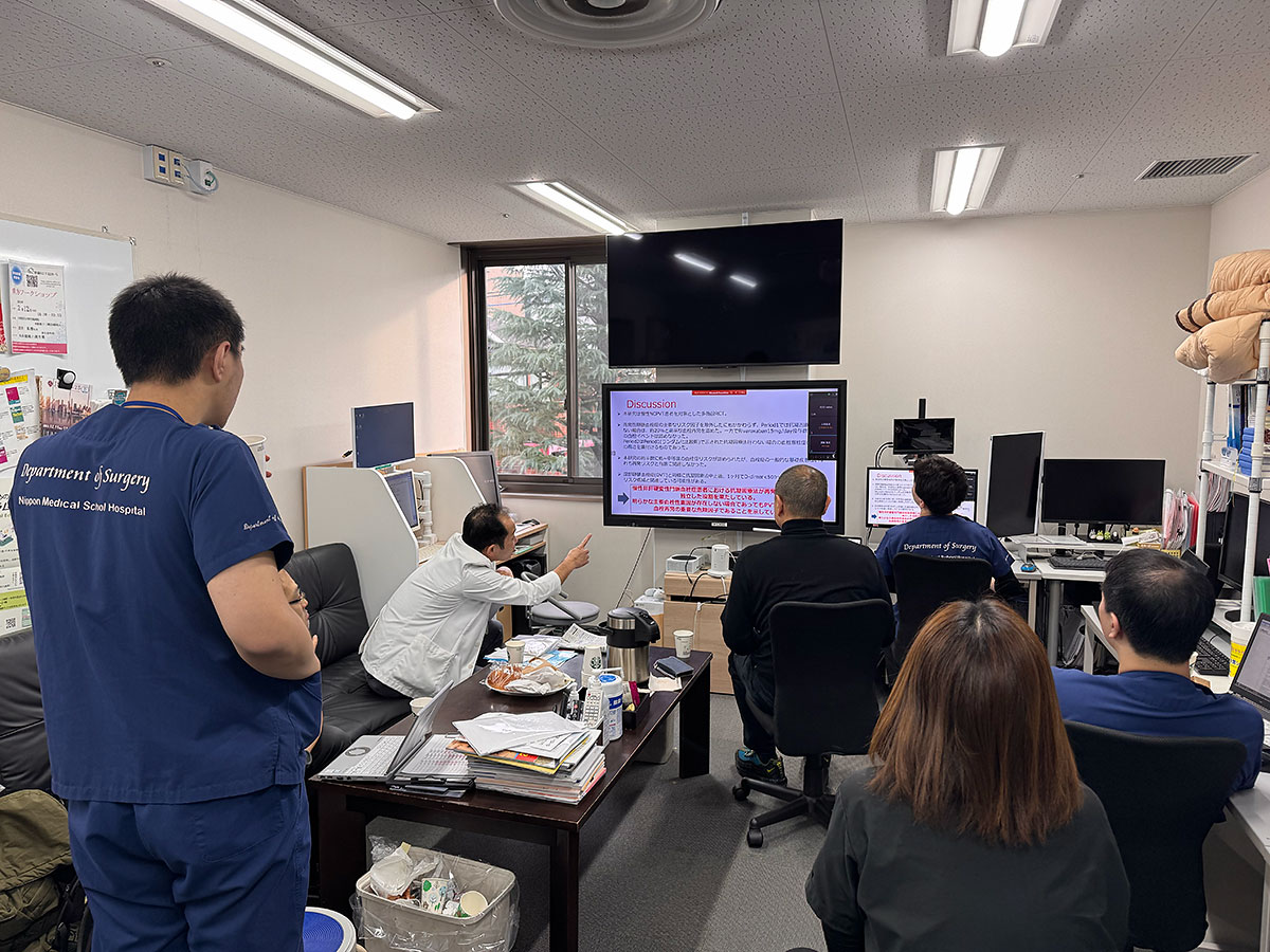 日本医科大学付属病院消化器外科論文抄読会